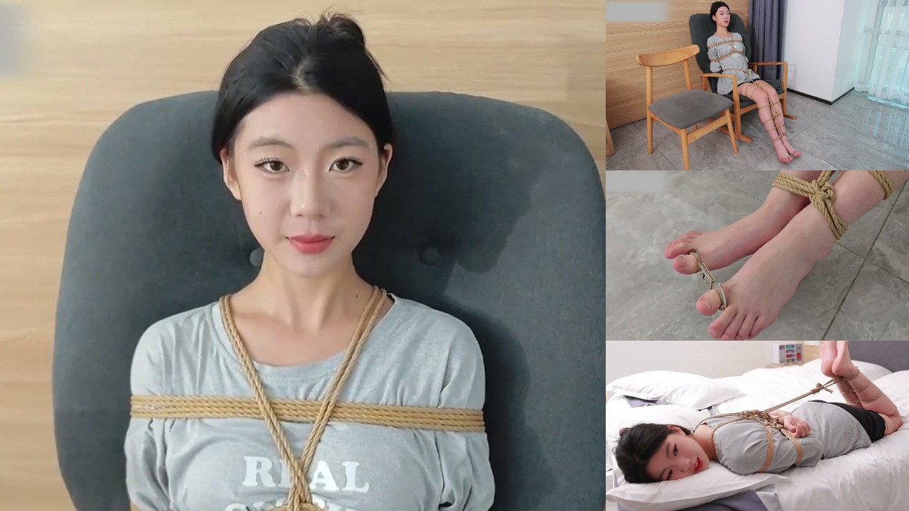 绝美嫩妹人生初绑 镣铐足交驷马强顶 绝美长腿扭动失神