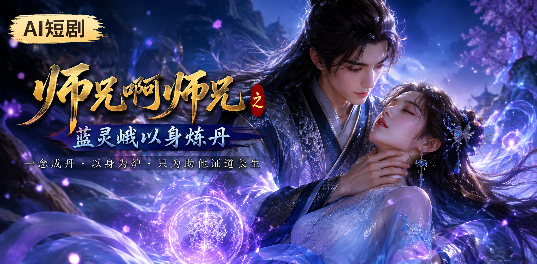 师兄啊师兄之蓝灵峨以身炼丹 蓝灵峨以身双修 ai短剧 蓝灵峨情欲故事 炼丹缠绵