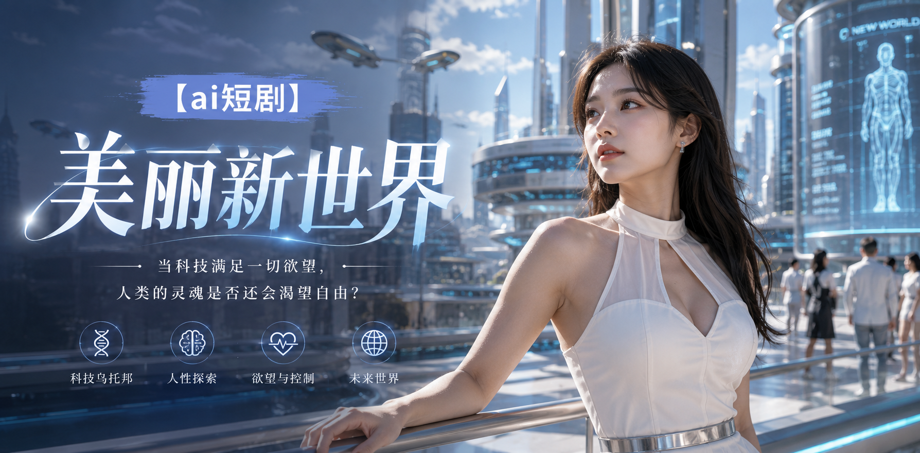 美丽新世界 未来规则解放 ai短剧 美丽欲望故事 新世界缠绵