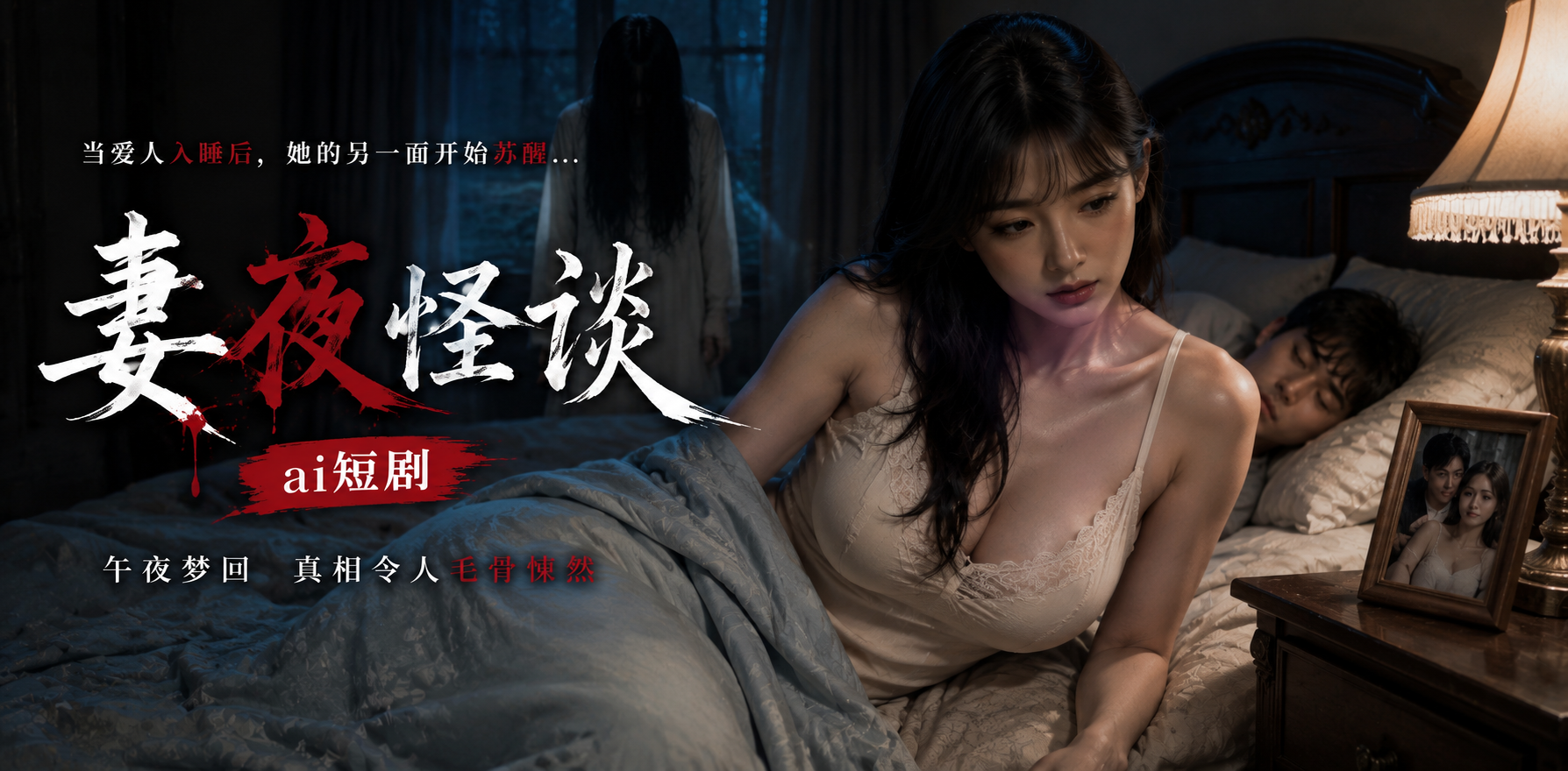 妻夜怪谈 熟女房东阴宅 ai短剧 妻夜情欲故事 房东缠绵