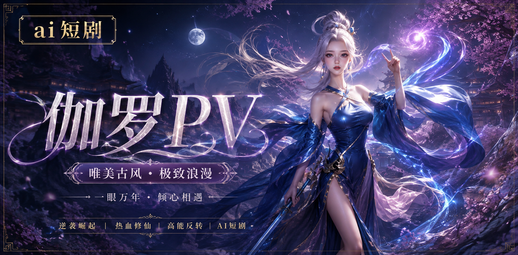 伽罗 伽罗诱惑 ai短剧 伽罗情欲故事 伽罗缠绵