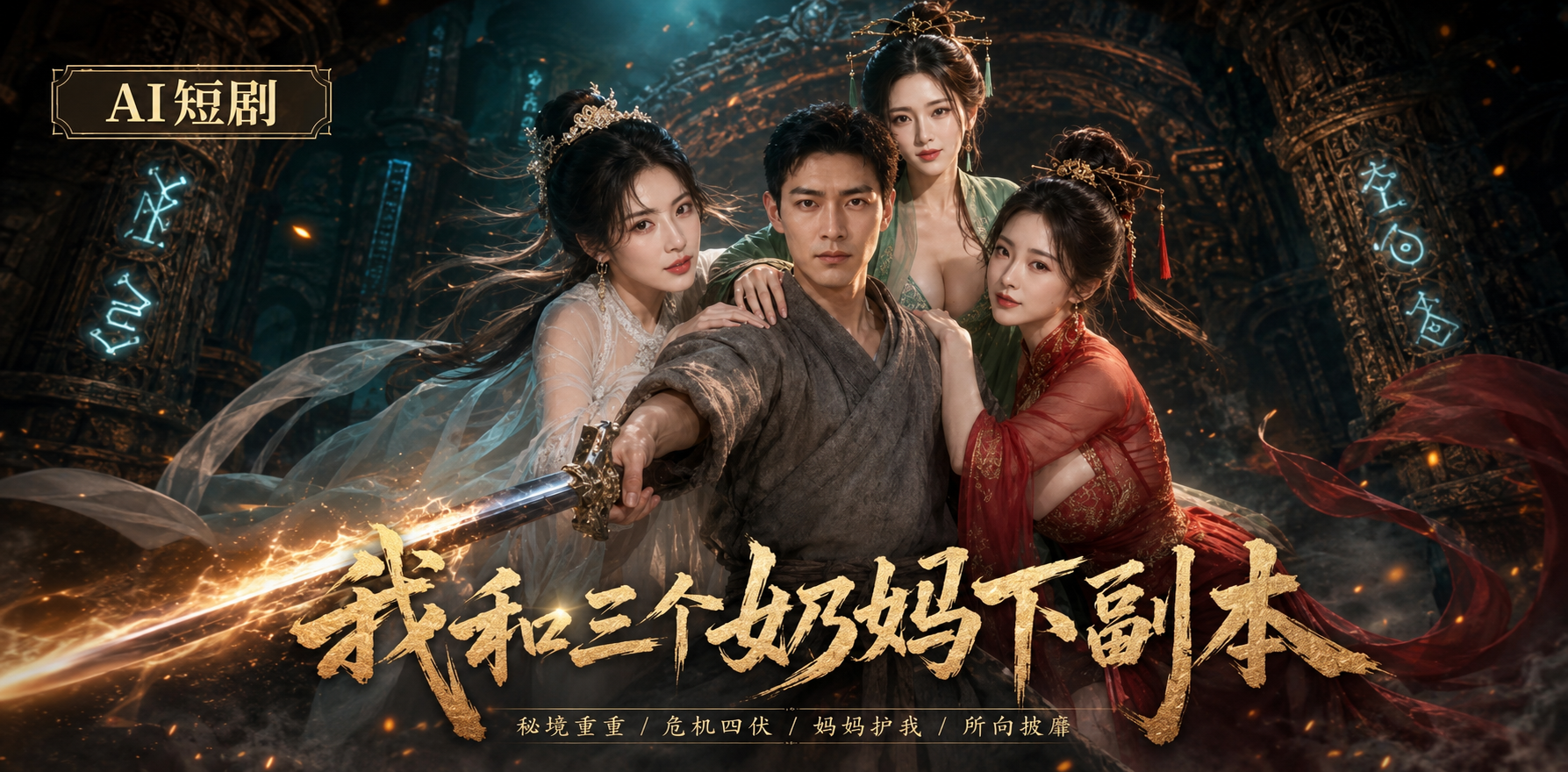 我和三个奶妈下副本 奶妈副本亲密 ai短剧 奶妈情欲故事 奶妈缠绵