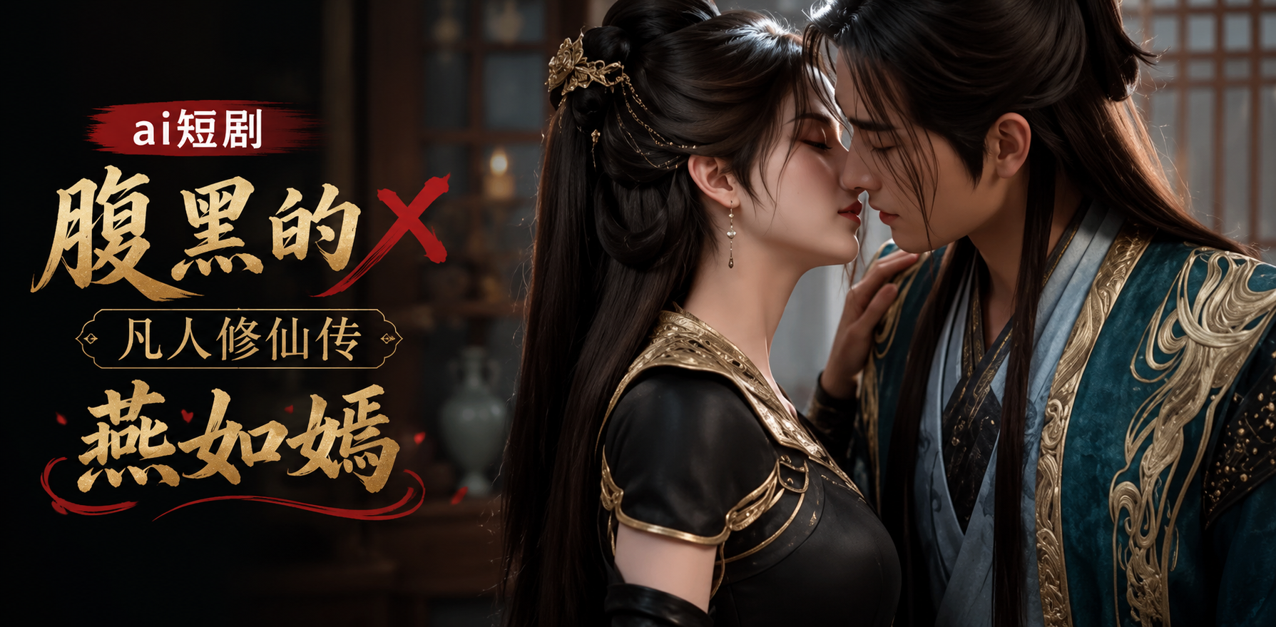 腹黑的x 凡人修仙传 燕如嫣 ai短剧 修仙情欲故事 燕如嫣缠绵