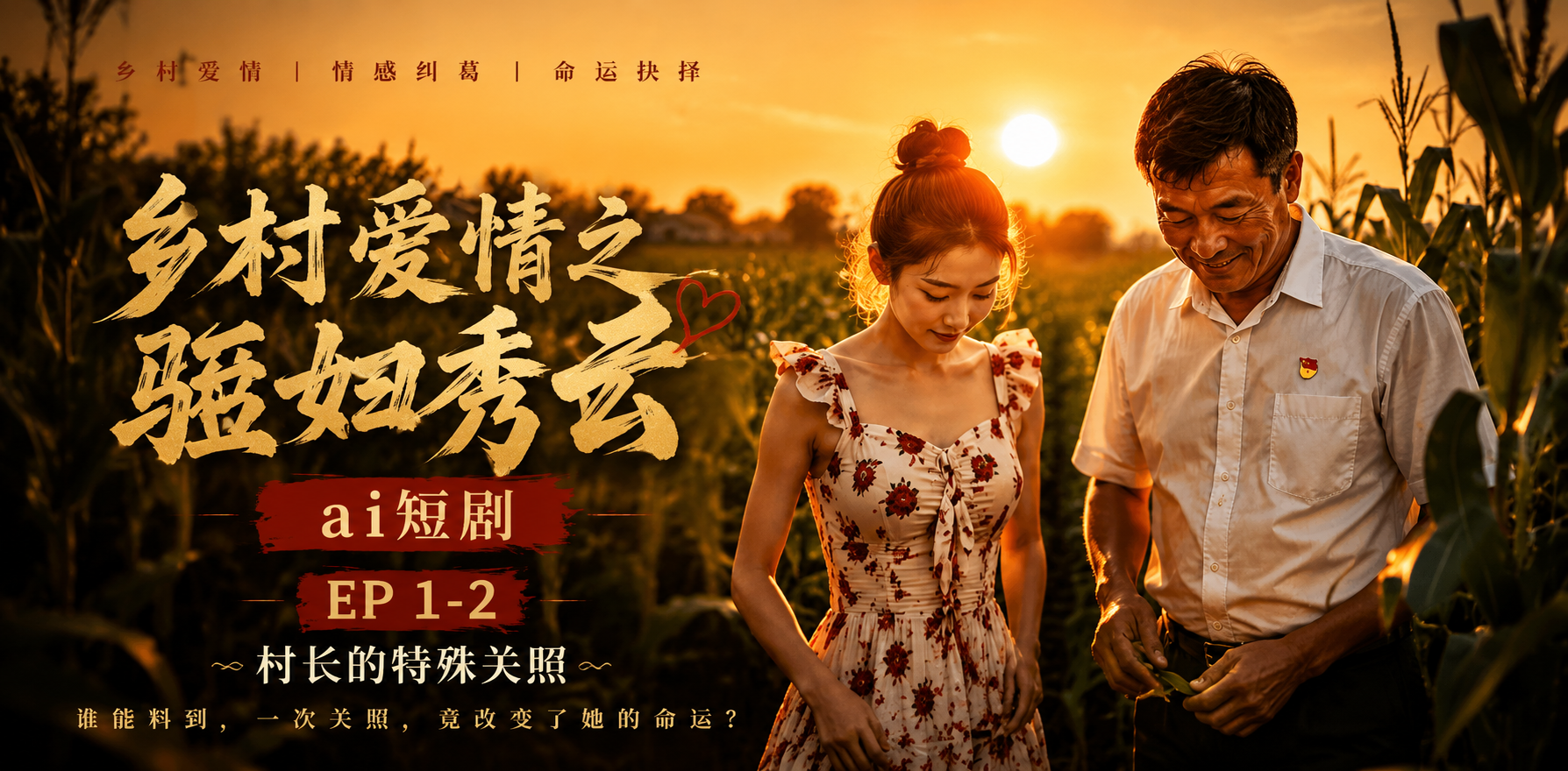 乡村爱情 EP1-2 乡村美女诱惑 ai短剧 乡村情欲故事 村里缠绵