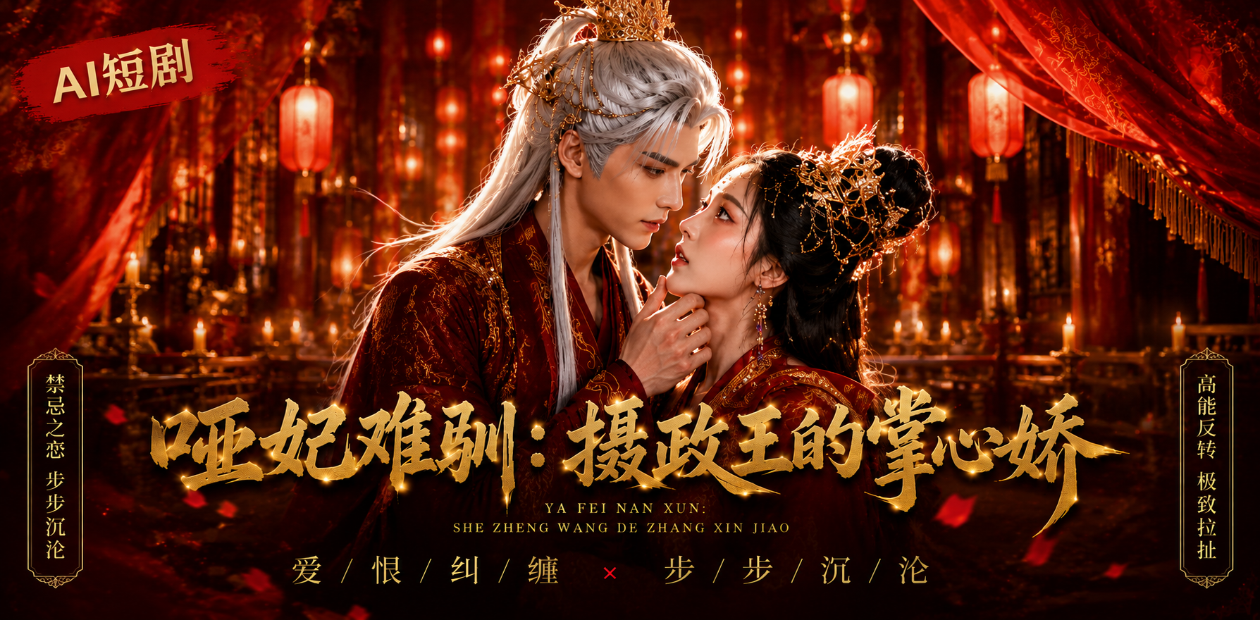 哑妃难驯 摄政王调教 ai短剧 哑妃情欲故事 深宫缠绵
