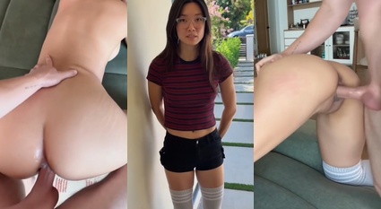 华裔眼镜学妹 Lucy 身材苗条 小娇乳三个洞偿还债务深喉插穴爆菊颜射