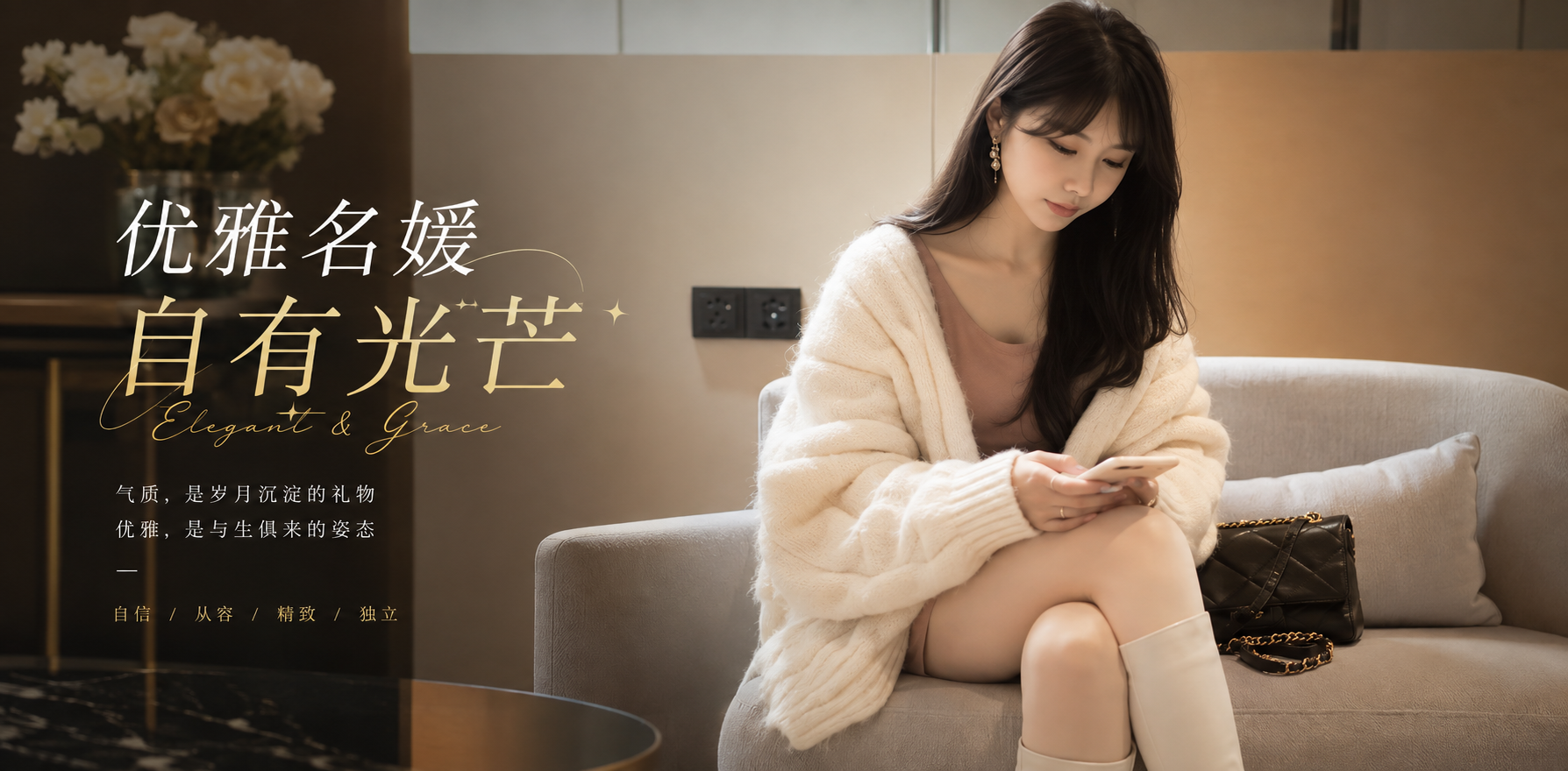 探花白靴妹子 动作优雅像名媛 嗅她脖子她一脸享受