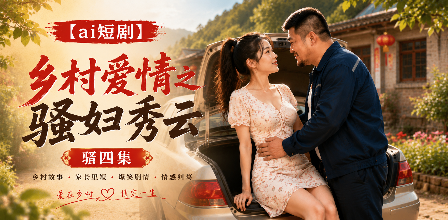 乡村爱情之骚妇秀云 第四集 秀云夜夜缠绵 ai短剧 乡村欲望故事 秀云深入