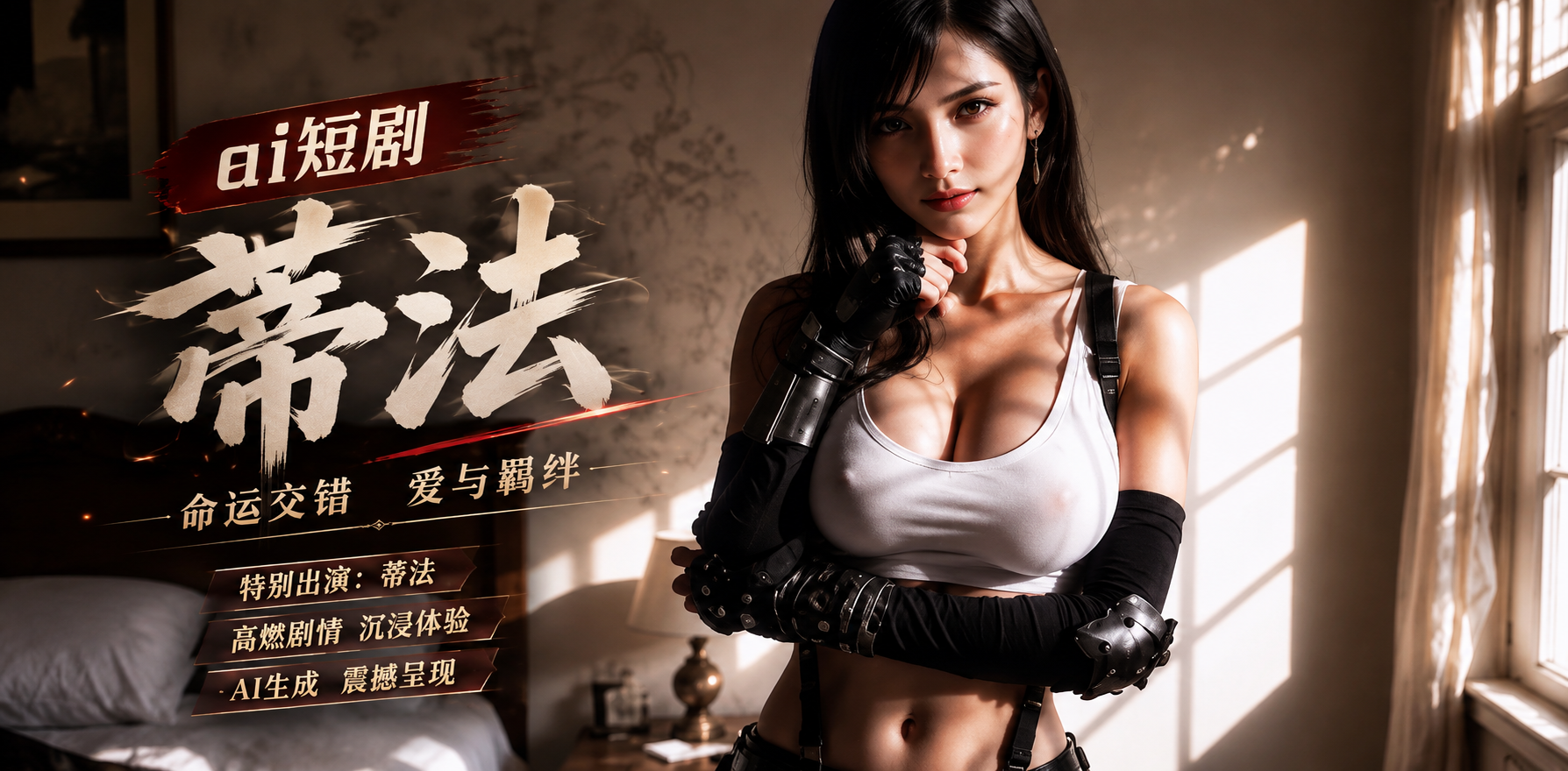 蒂法 蒂法酒吧亲密 ai短剧 蒂法情欲故事 蒂法缠绵