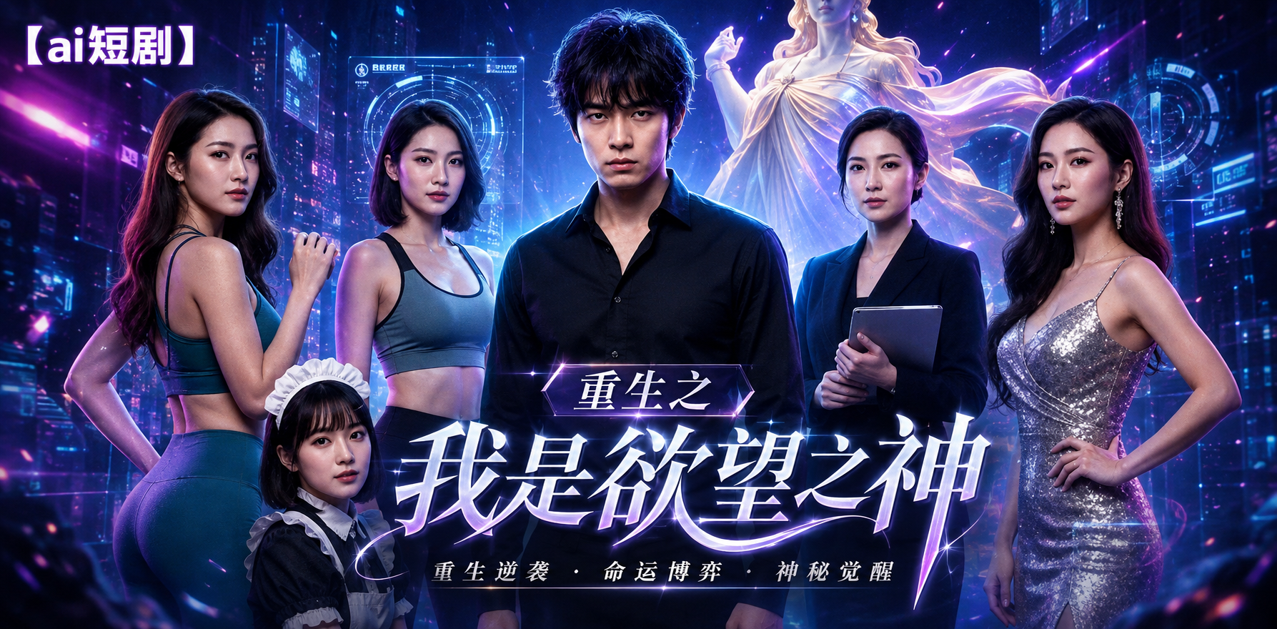 重生之我是欲望之神 欲望之神考验 ai短剧 欲望情欲故事 神之缠绵