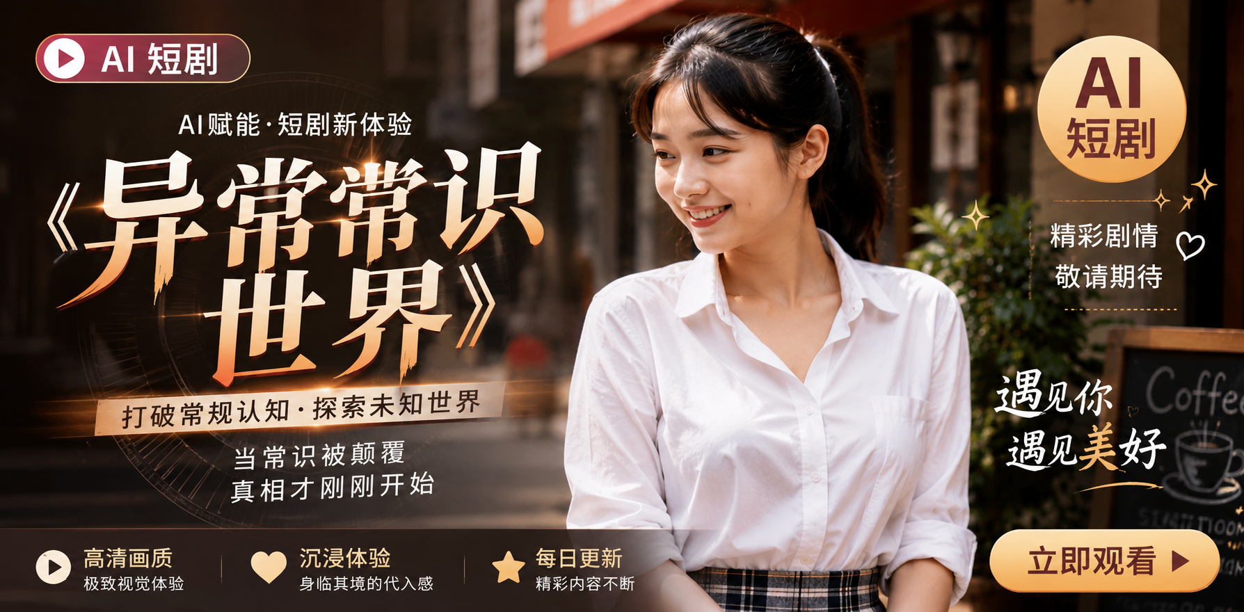 将露出大乳头视为美的异常常识世界 露乳日常美 ai短剧 街头情欲故事 露乳缠绵