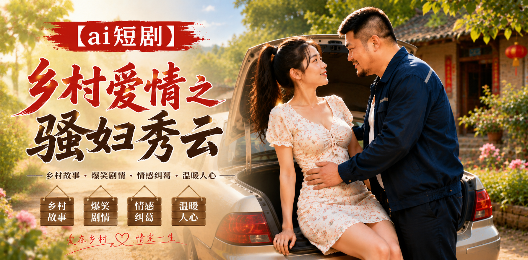 乡村爱情之骚妇秀云 秀云乡村诱惑 ai短剧 乡村情欲故事 秀云缠绵
