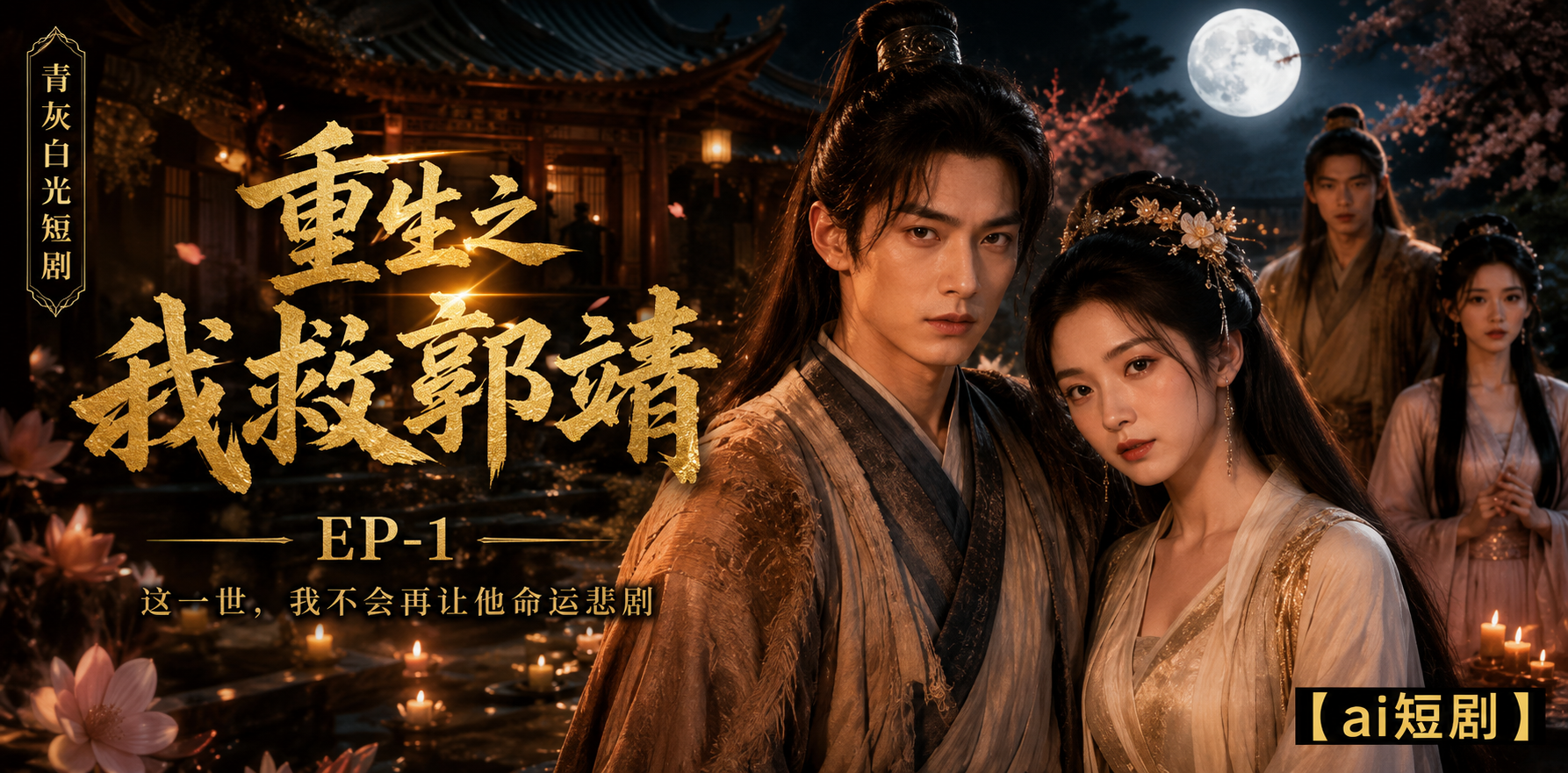 重生之我救郭靖 重生救郭靖 ai短剧 重生武侠故事 郭靖情欲缠绵EP1