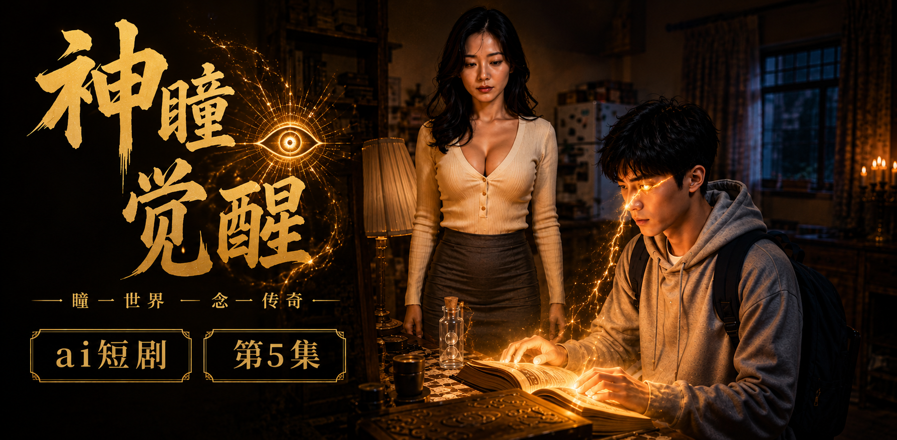 神瞳觉醒 EP-5 神瞳深入影响 ai短剧 神瞳情欲故事 觉醒缠绵