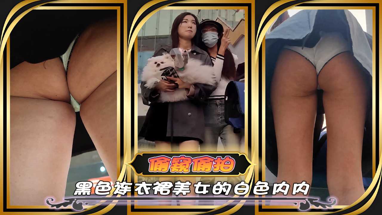 偷拍偷窥黑色连衣裙美女的白色内内 看完直呼太会穿了