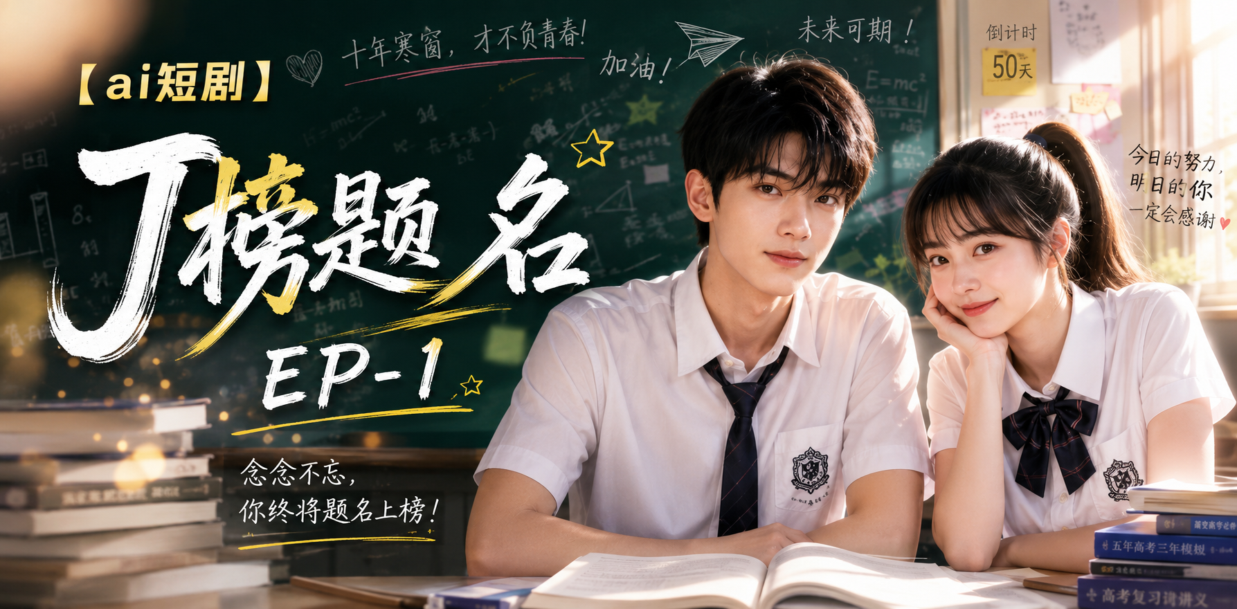 J榜题名 ai短剧 J榜情欲故事 题名缠绵