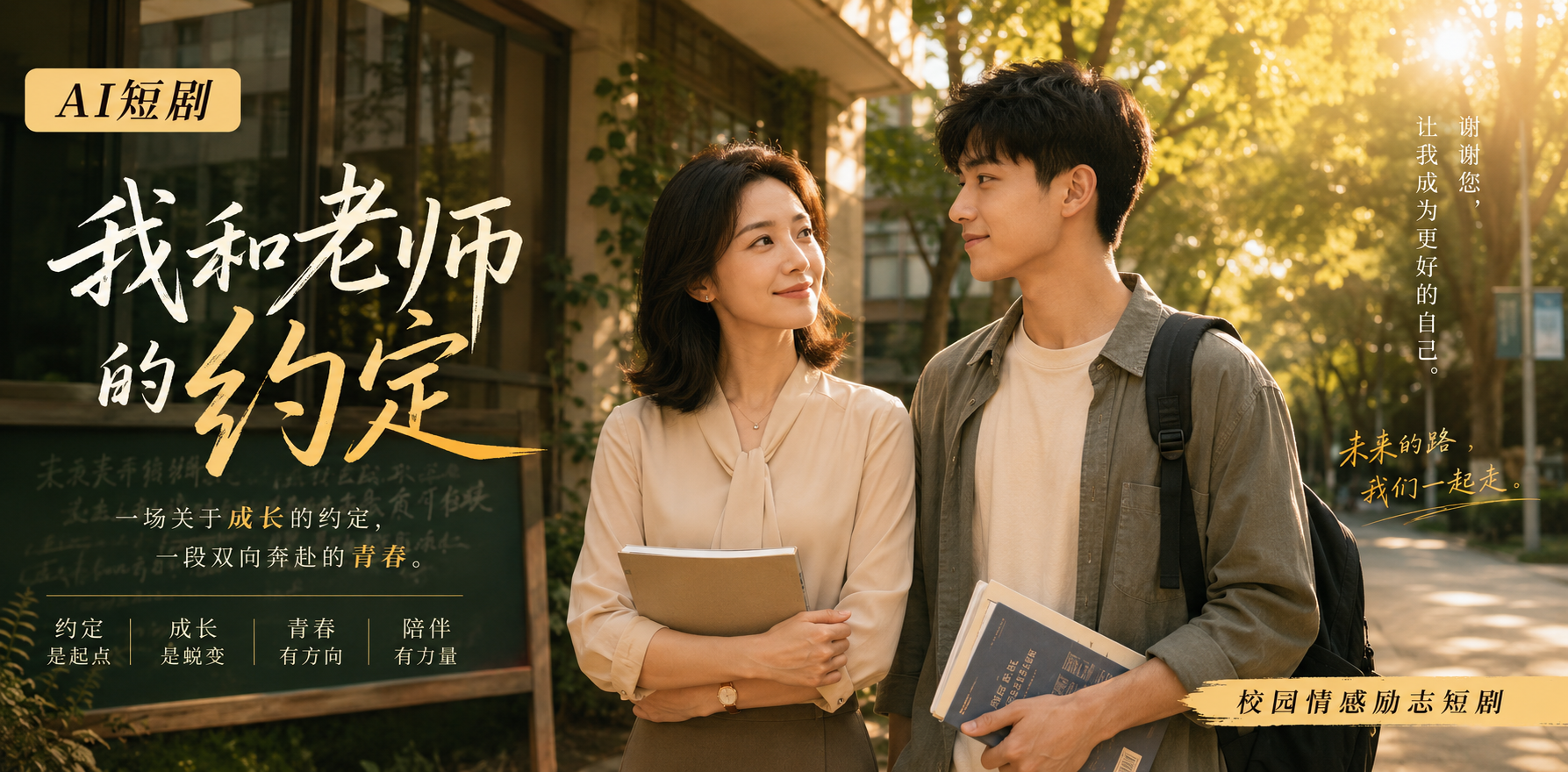 我和老师的约定 师生课后约定 ai短剧 师生情欲故事 约定缠绵