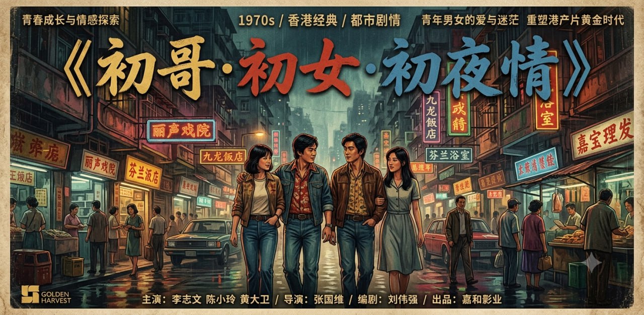 香港初哥初女初夜情色情电影 纯情男女第一次激情破处