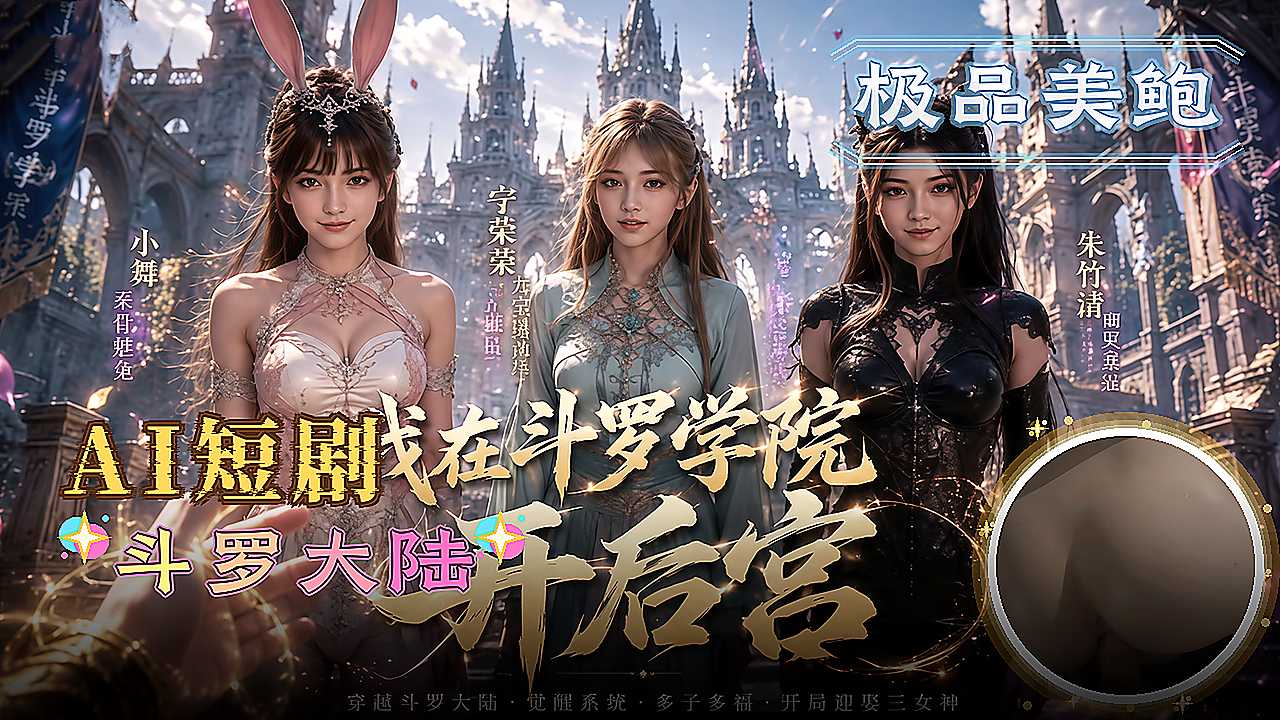 AI短剧斗罗大陆 巨乳高颜值美女后宫疯狂激战