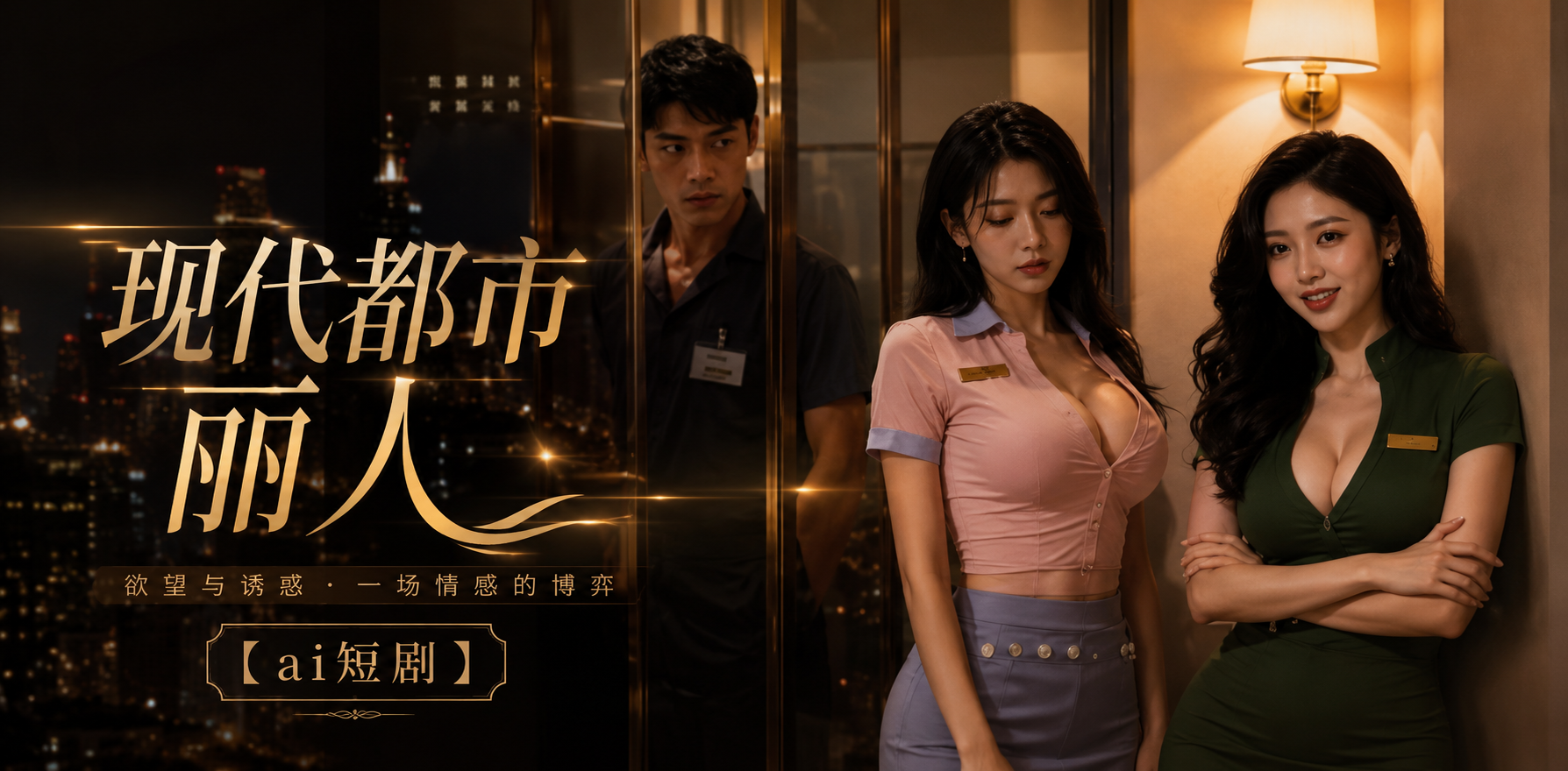 现代都市丽人 职场丽人诱惑 ai短剧 都市情欲故事 丽人缠绵