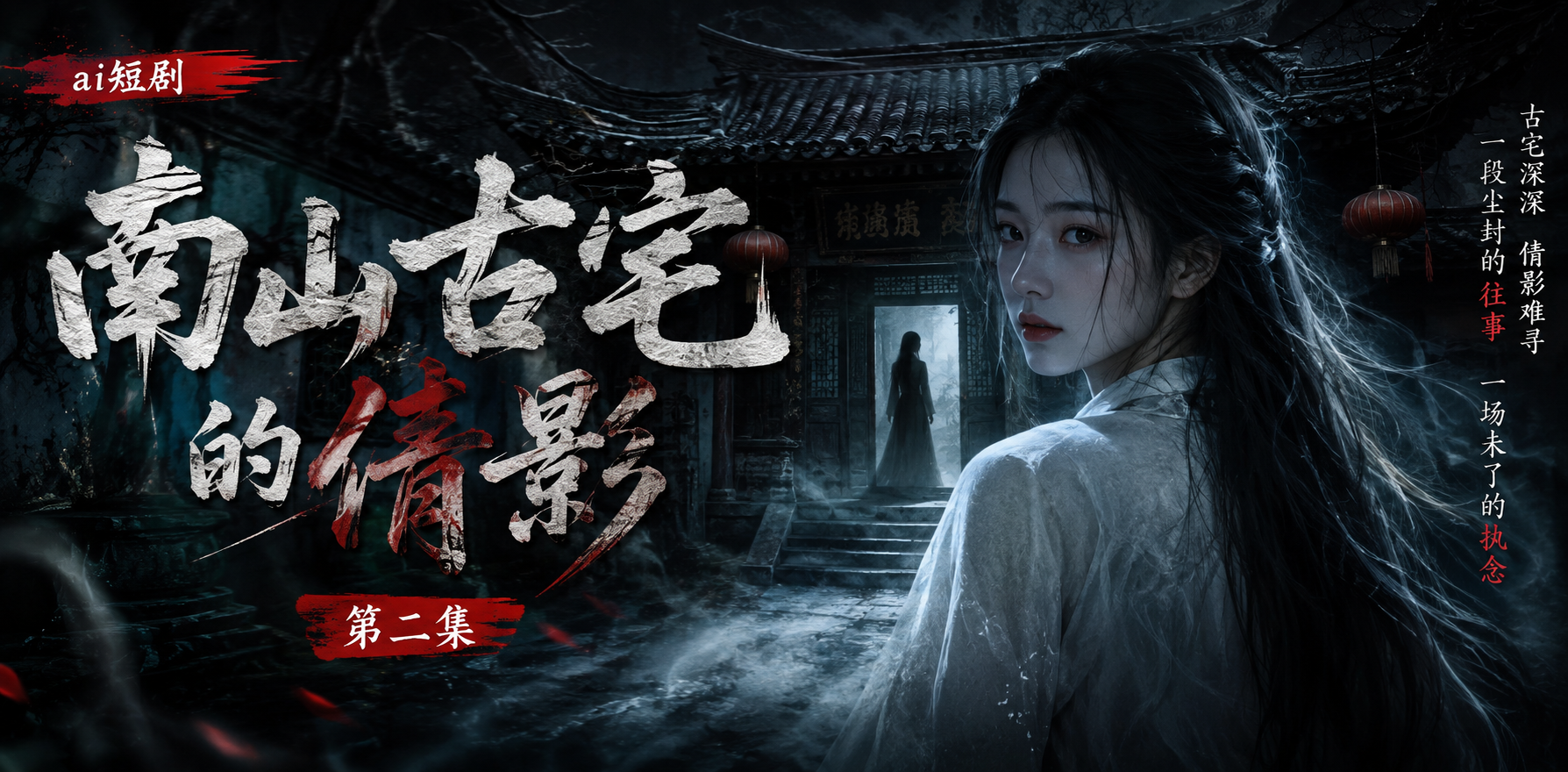 南山古宅的倩影 第二集 古宅倩影深入 ai短剧 古宅情欲故事 倩影缠绵