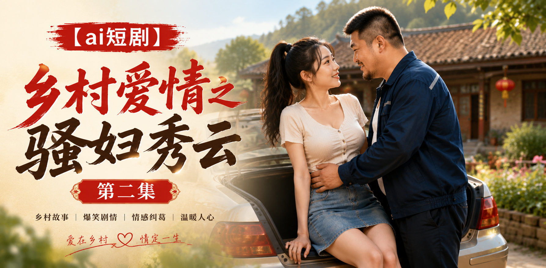 乡村爱情之骚妇秀云 第二集 秀云深入诱惑 ai短剧 乡村欲望故事 秀云亲密