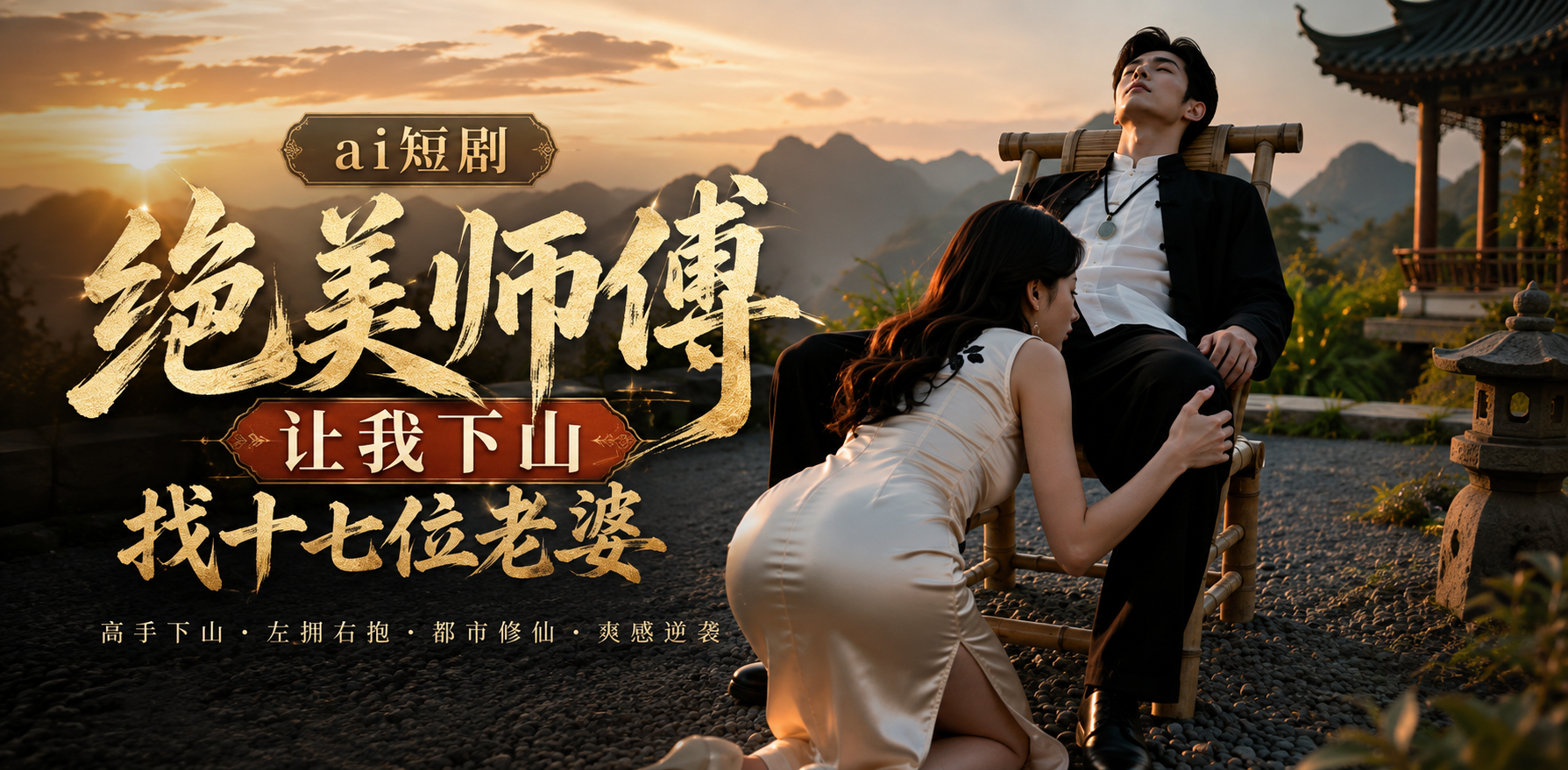 绝美师傅让我下山找十七位老婆 番外 师傅安排老婆 ai短剧 师傅情欲故事 老婆缠绵