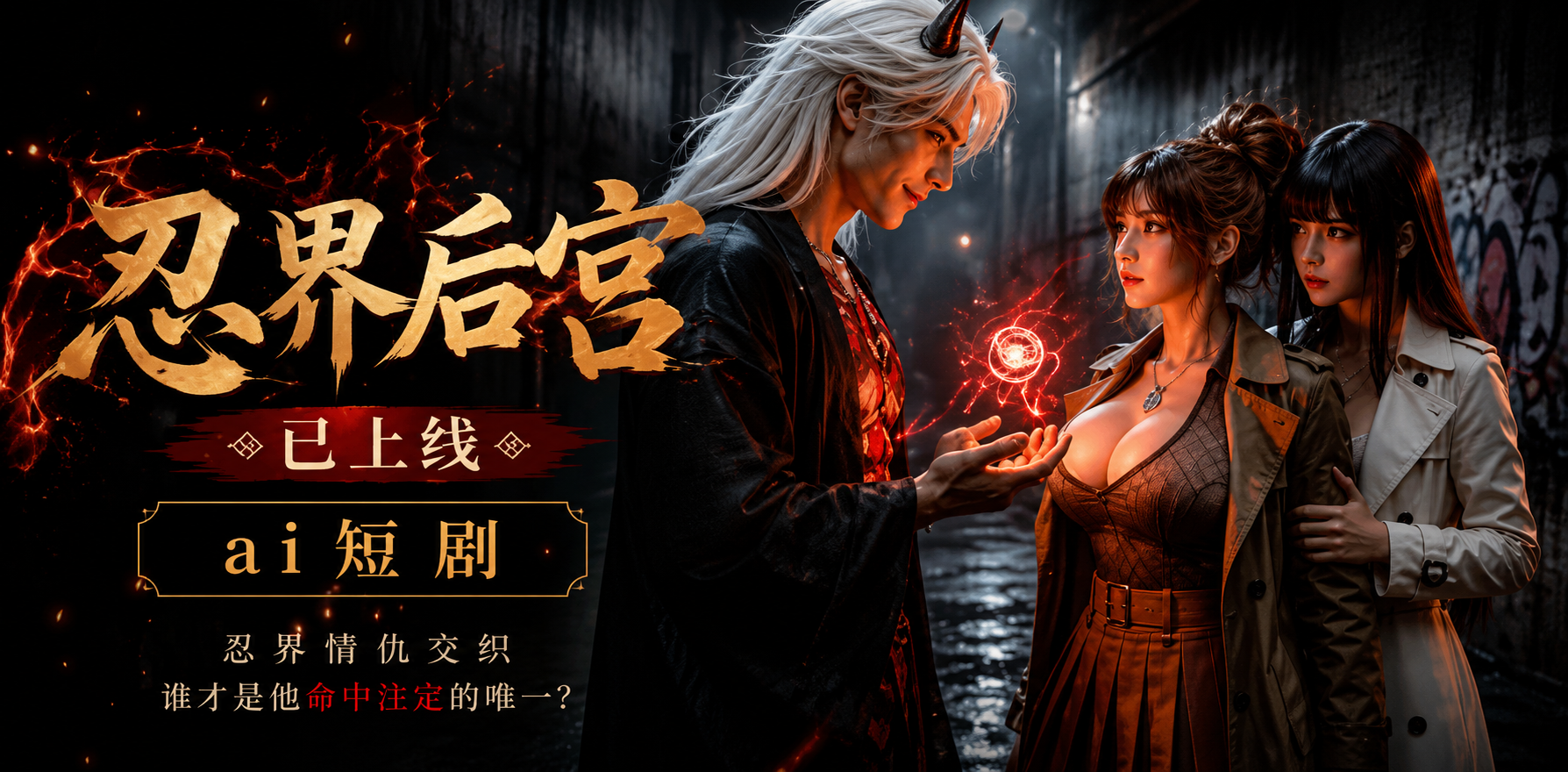 忍界后宫 第一季已上线 忍界美女收集 ai短剧 忍界情欲故事 后宫缠绵