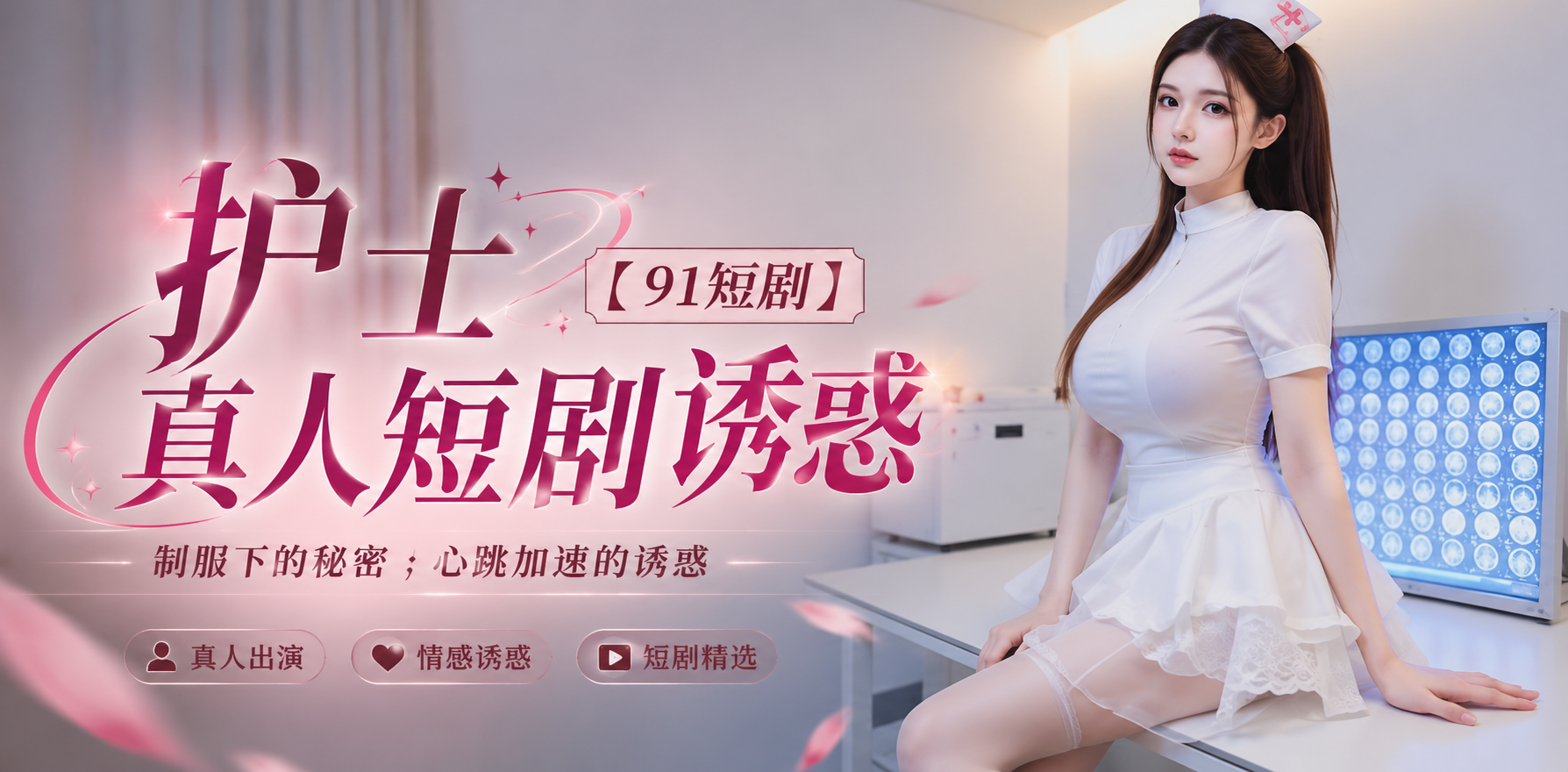 护士 真人短剧诱惑 ai短剧 成人AI情欲 护士缠绵故事