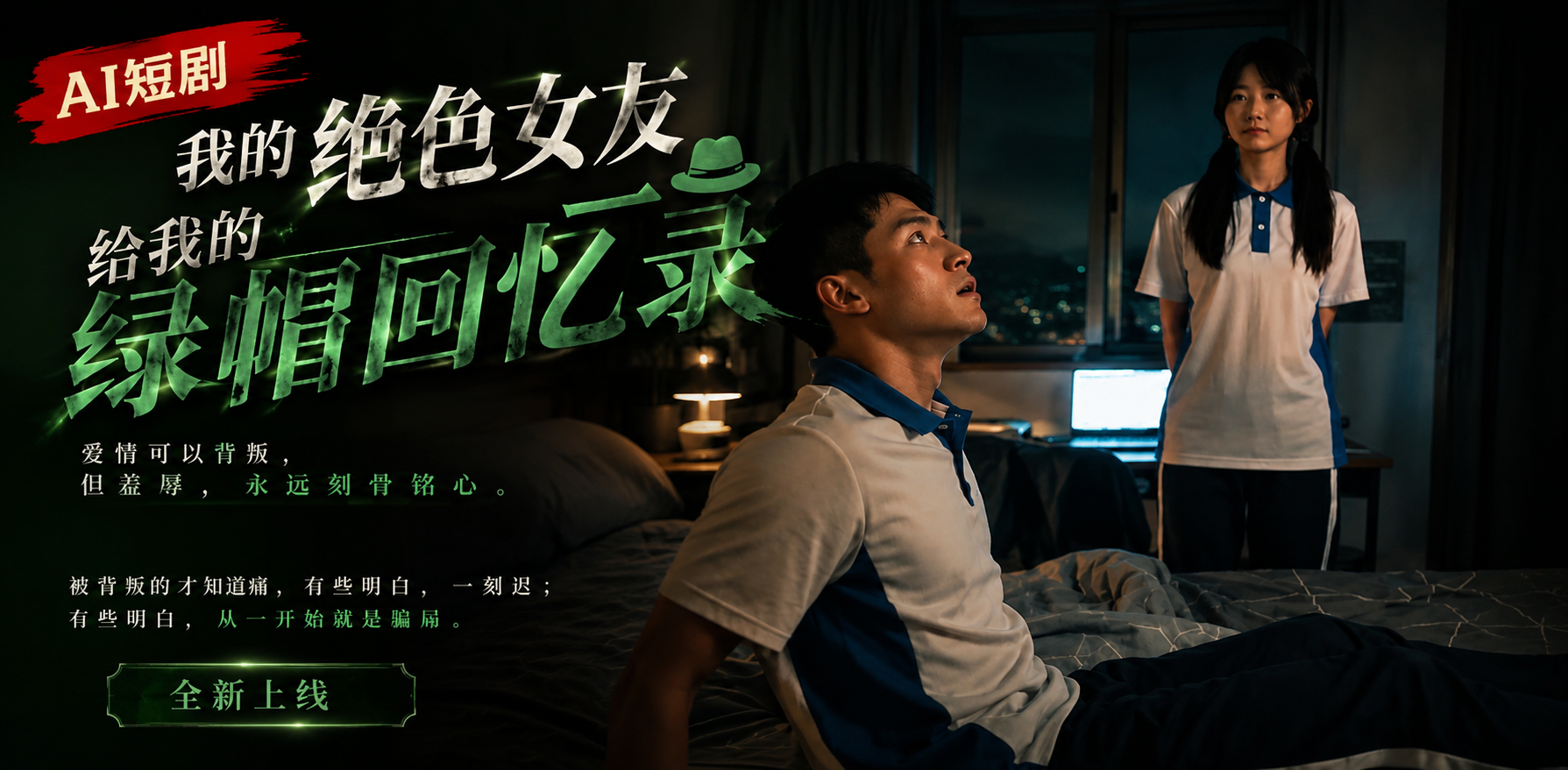 我的绝色女友给我的绿帽回忆录 EP 绿帽回忆 ai短剧 女友情欲故事 绿帽缠绵
