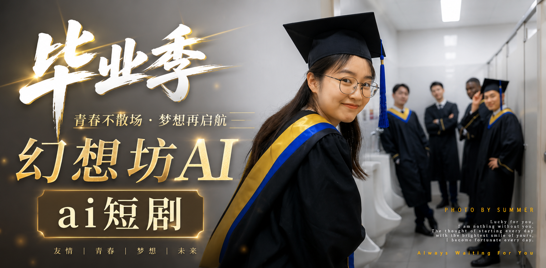 毕业季 毕业派对暧昧 ai短剧 毕业情欲故事 大学生离别缠绵