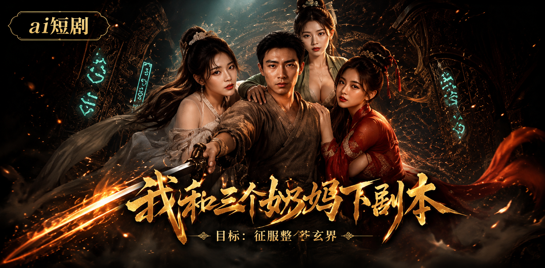 我三个奶妈下副本 奶妈副本侍奉 ai短剧 奶妈情欲故事 副本缠绵