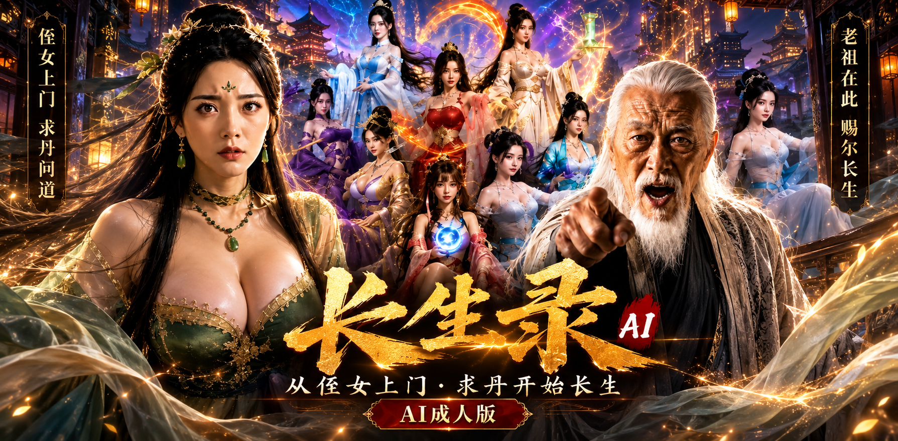 96岁快死的老头觉醒系统 第二天直接返老还童 EP-25 ai短剧 长生录从侄女上门求丹开始长生
