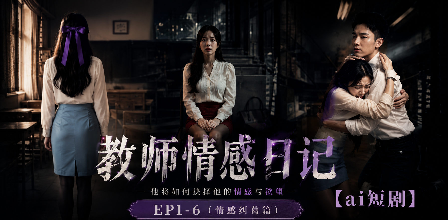 教师情感日记 女教师学生 ai短剧 成人情欲故事 情感日记缠绵