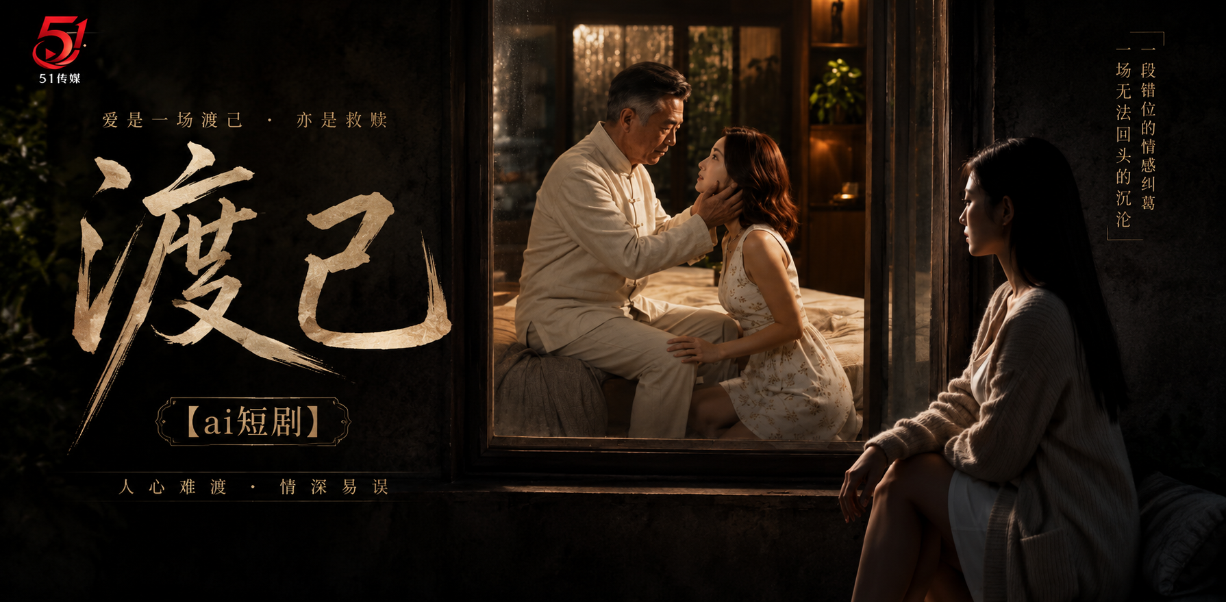 渡己 神秘女子自渡 ai短剧 渡己情欲故事 救赎缠绵