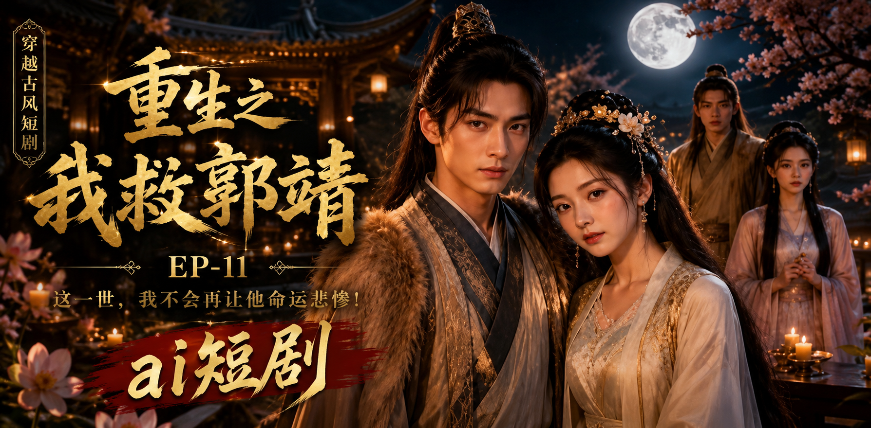 重生之我救郭靖 重生救郭靖 ai短剧 重生武侠故事 郭靖情欲缠绵EP11