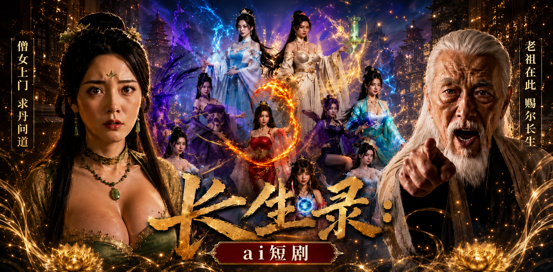 96岁快死的老头觉醒系统 第二天直接返老还童 EP-26 ai短剧 长生录从侄女上门求丹开始长生