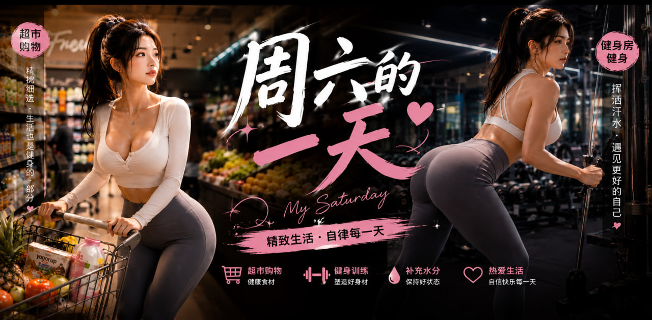 周六的一天 AI短剧 妻子出差后邻家少妇主动上门激烈缠绵