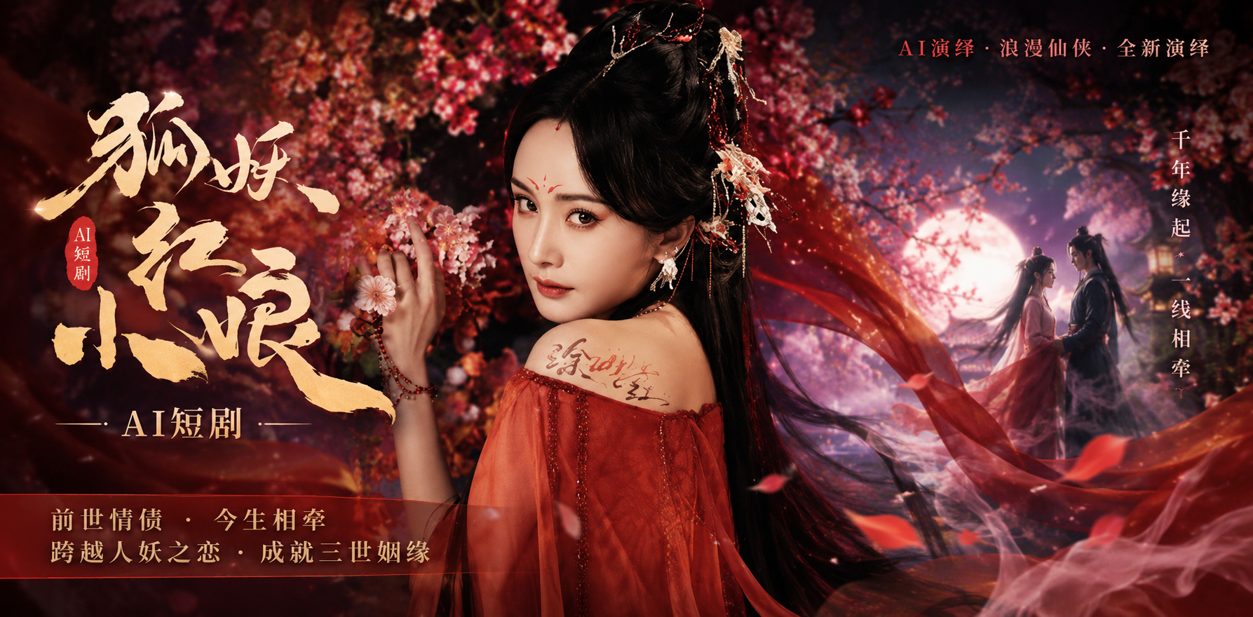狐妖小红娘 杨幂 领衔众女神深夜在古风密室里尽情释放妩媚 ai成人 画面极具冲击力让人看得心跳加速 ai短剧