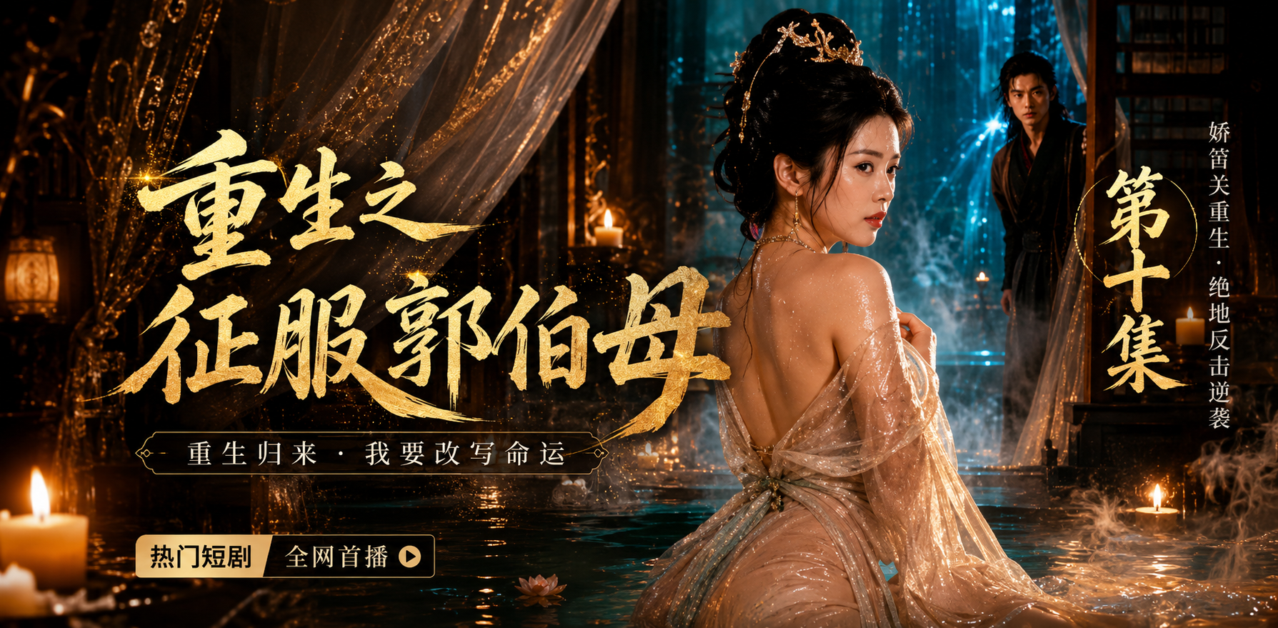 射雕英雄传之重生大闹郭伯母 AI漫剧EP-10 肥美郭伯母偷情湿润激烈缠绵