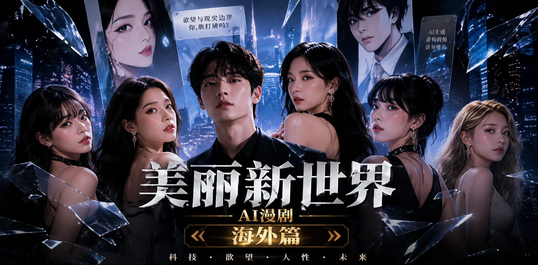 美丽新世界 真人版 AI短剧 美丽新世界 美丽新世界 真人版这次剧情发展太吸引人了 ai漫剧
