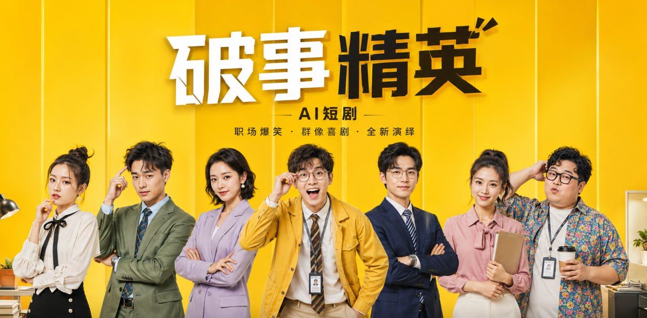 成果破事精英办公室暧昧升级 孙艺文屠画榕榕职场女孩私密纠缠 咸鱼同事间欲望暗流 ai短剧 ai成人