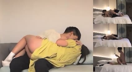 夜晚泡吧带喝醉美女回家 这妹子醉醺醺的被抱上床直接酒后乱性 衣服一脱干得她迷迷糊糊还娇喘不断！