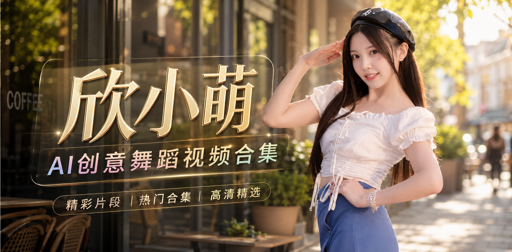 欣小萌 抖音风视频 ai合集 荣获2025年B站百大UP主称号的舞蹈区知名网红跳起脱衣舞
