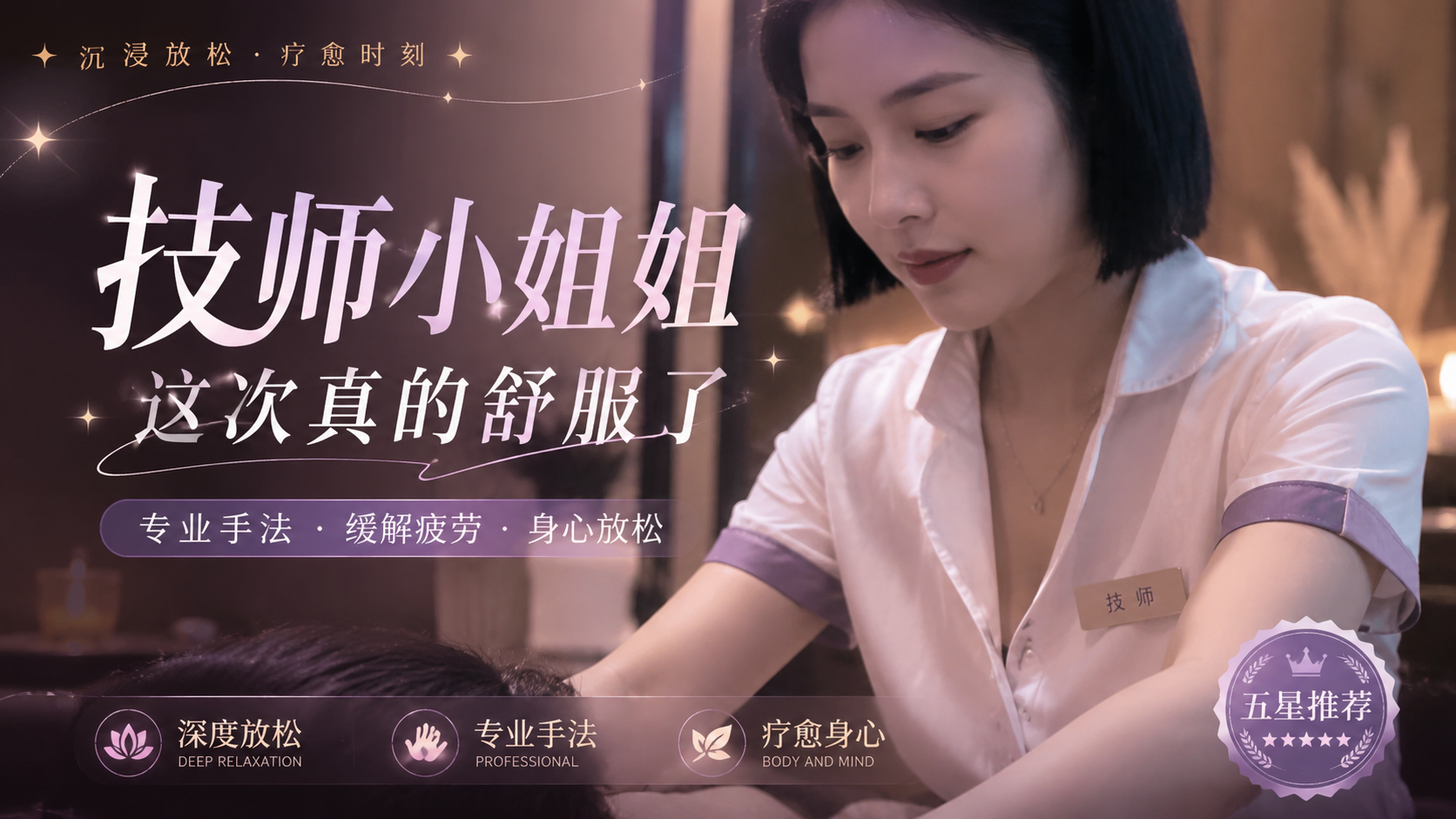 短发美女技师再到会所半套服务柔软大奶乳交毒龙转