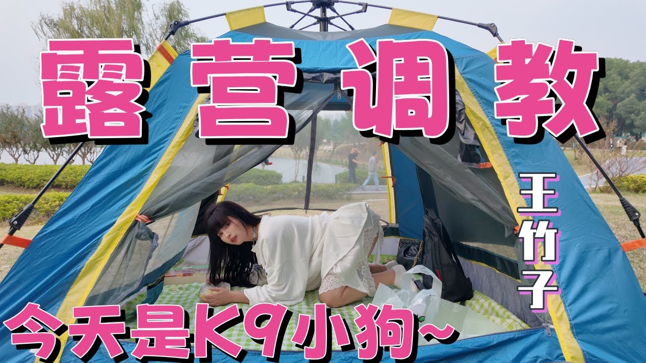 王竹子 露营K9调教 户外K9玩法演示和教学分享 一起沉浸在露营的狂欢之中