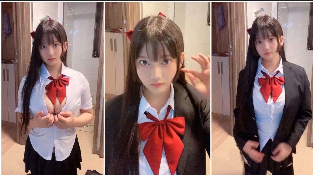 广州漫展流出事件：JK女主小尤奈，大尺度自慰视频曝光