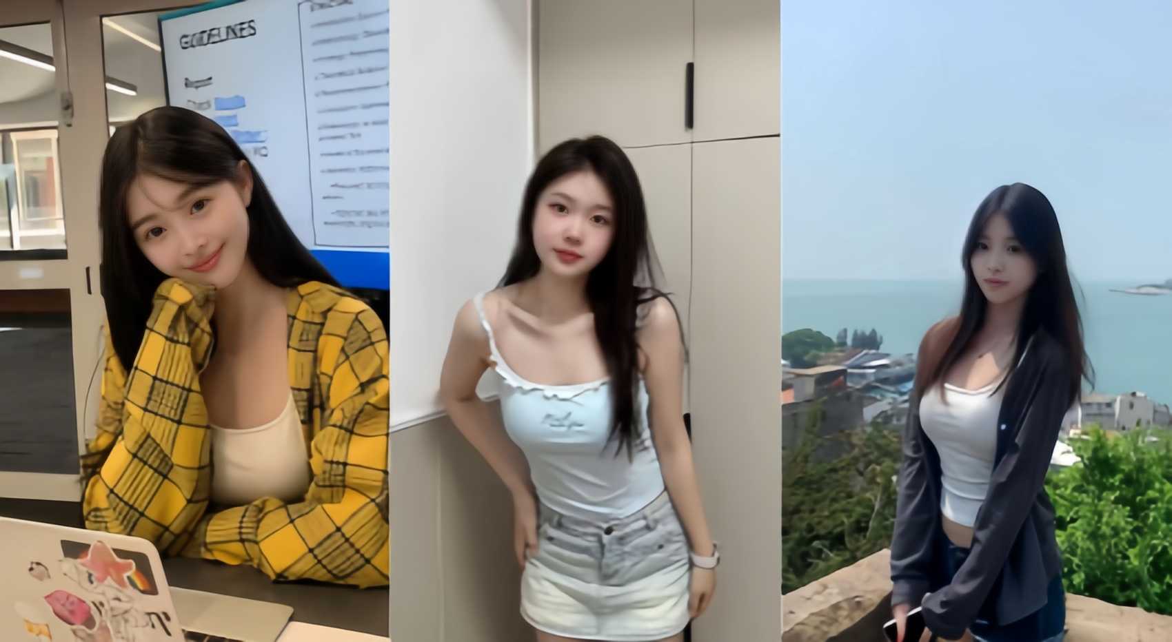 极品美腿高颜值美女口交颜射无套