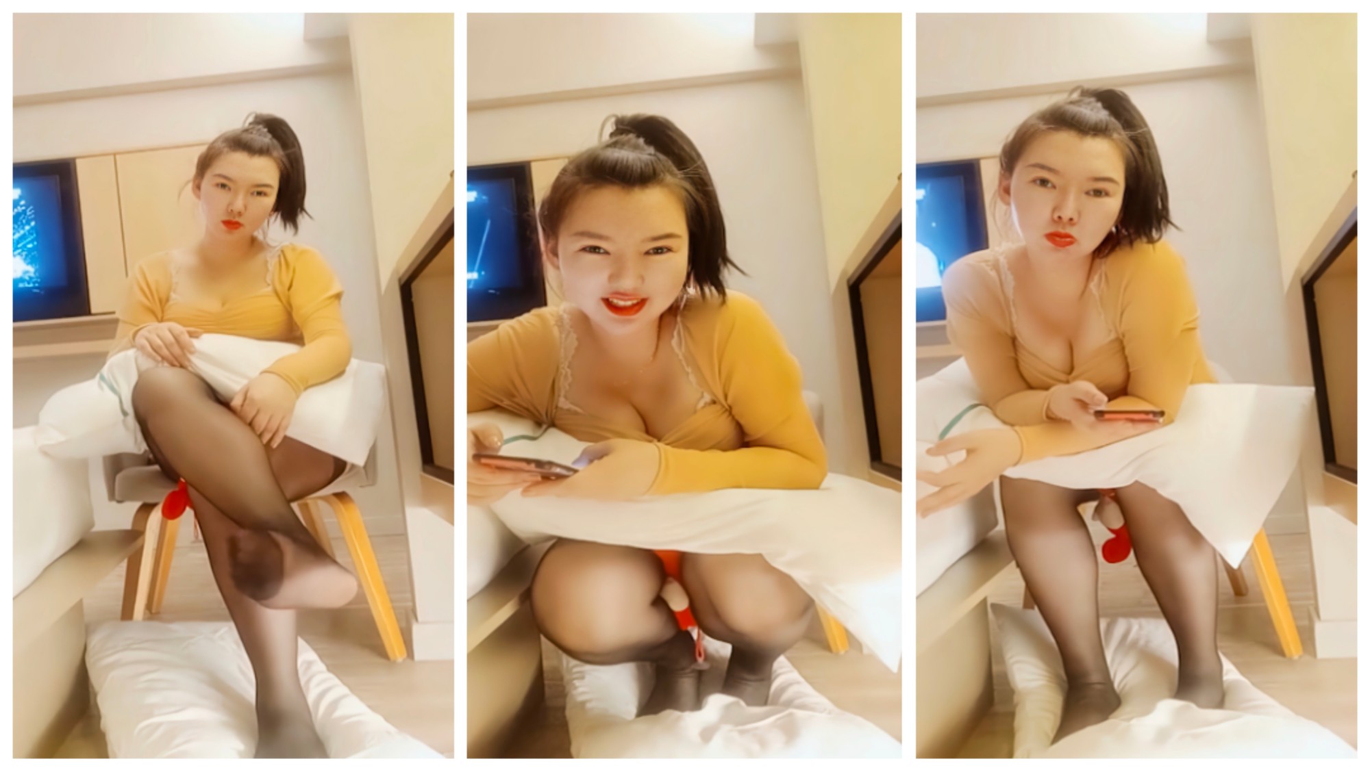国产主播的脚丫子诱惑：秀美足，撩动你的心