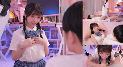 双马尾白衬衫过膝白丝 纯欲少女被抓奶各种姿势猛干